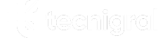 Logo tecnigral blanco